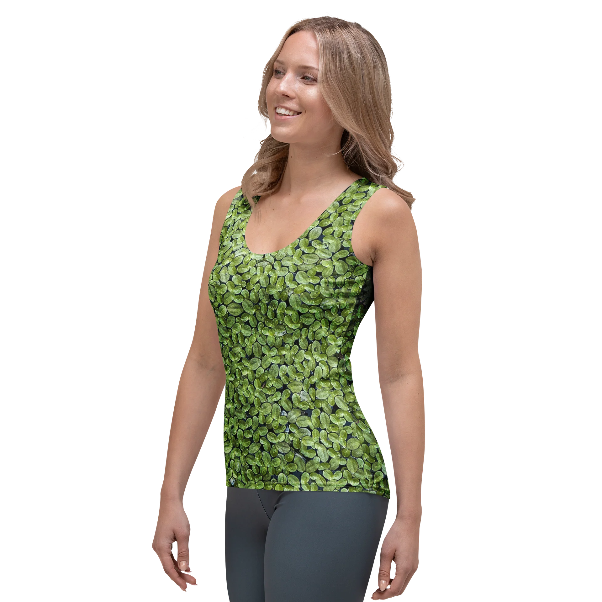 Verdant Life Women's All-Over Print Emerald Botanical Tank Top product image (3)