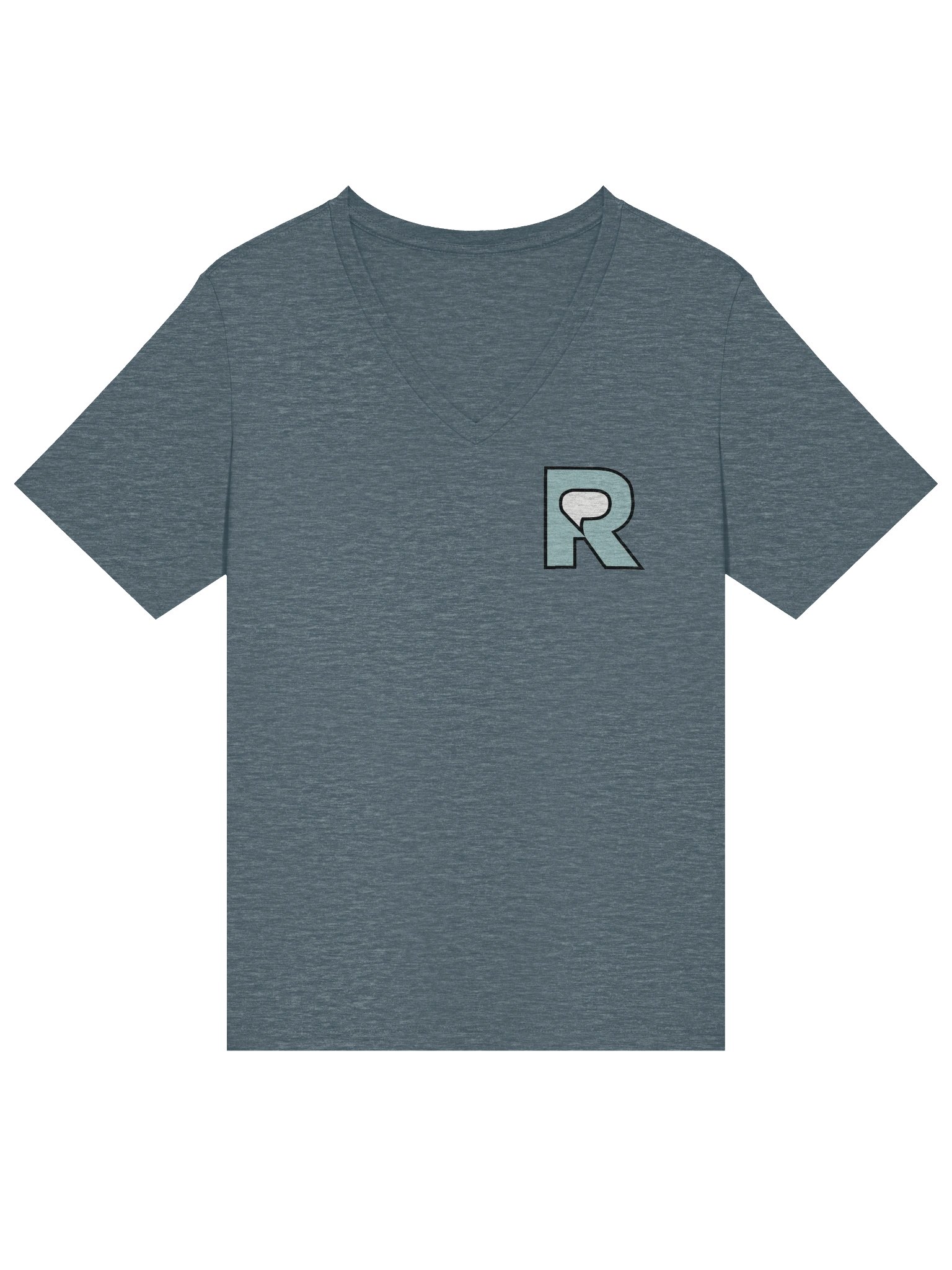 Resonance in Blue Ladies' V-Neck Tee product image (6)