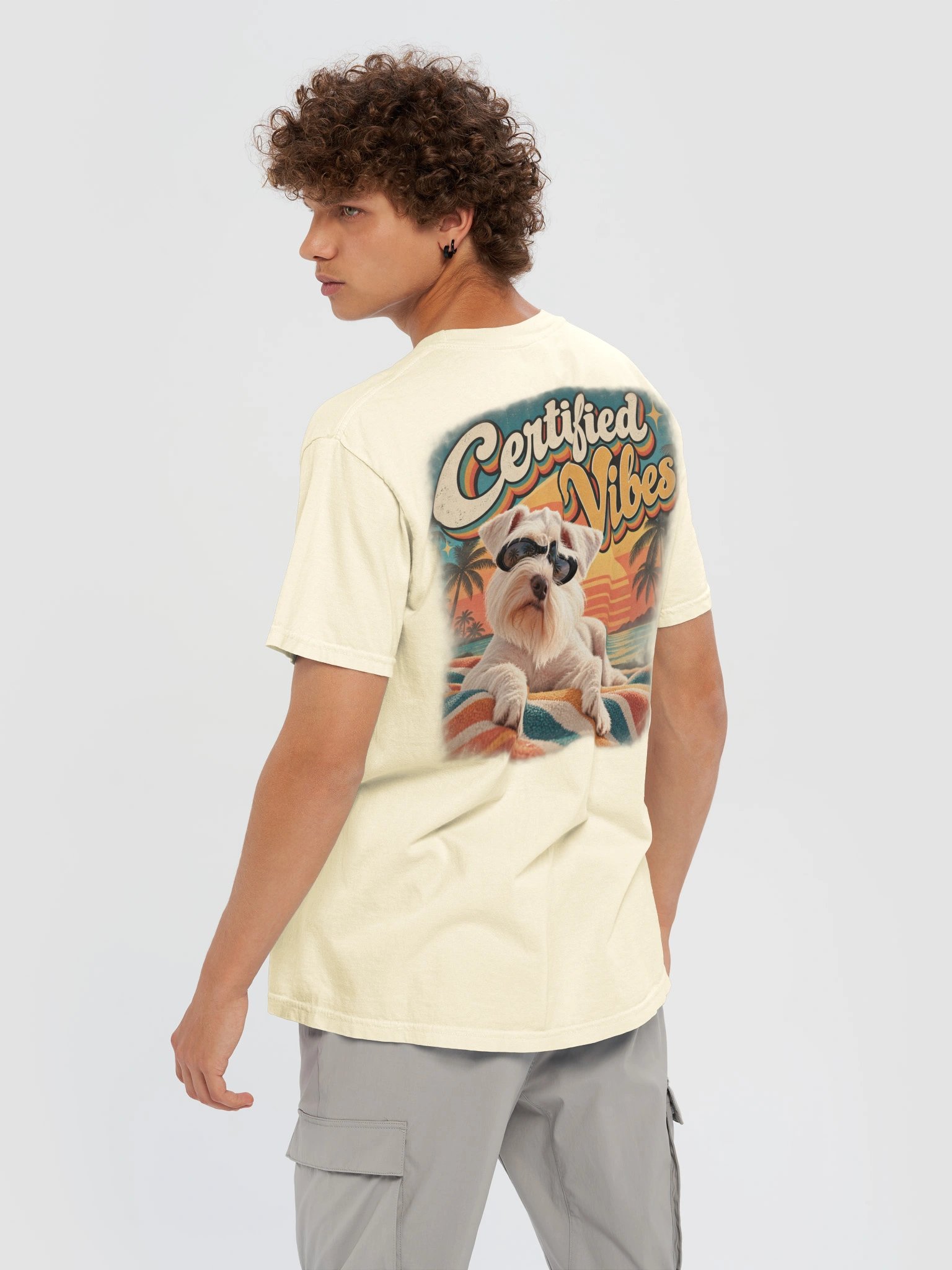 Vibes Miniature Schnauzer T-Shirt – Retro Dog Lover Graphic Tee product image (27)