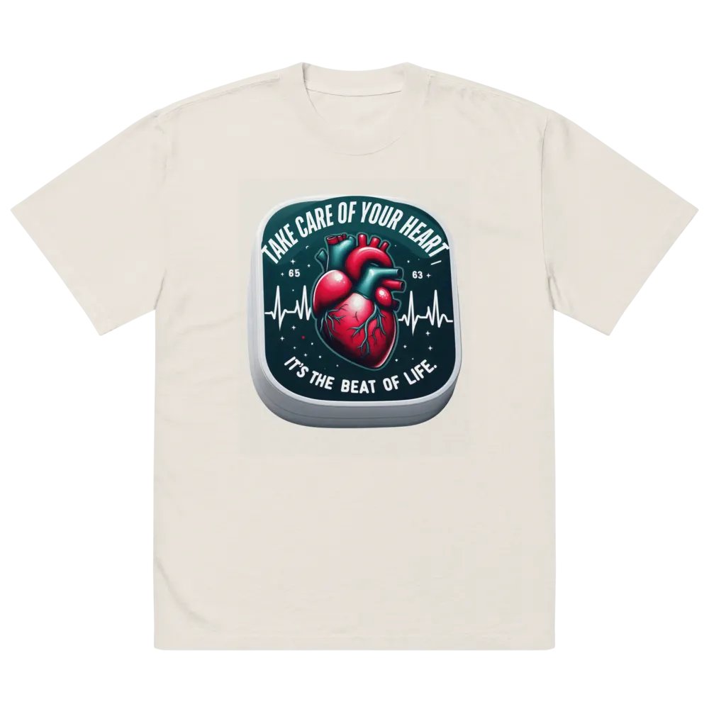 Heartbeat of Life Oversized Tee product image (31)
