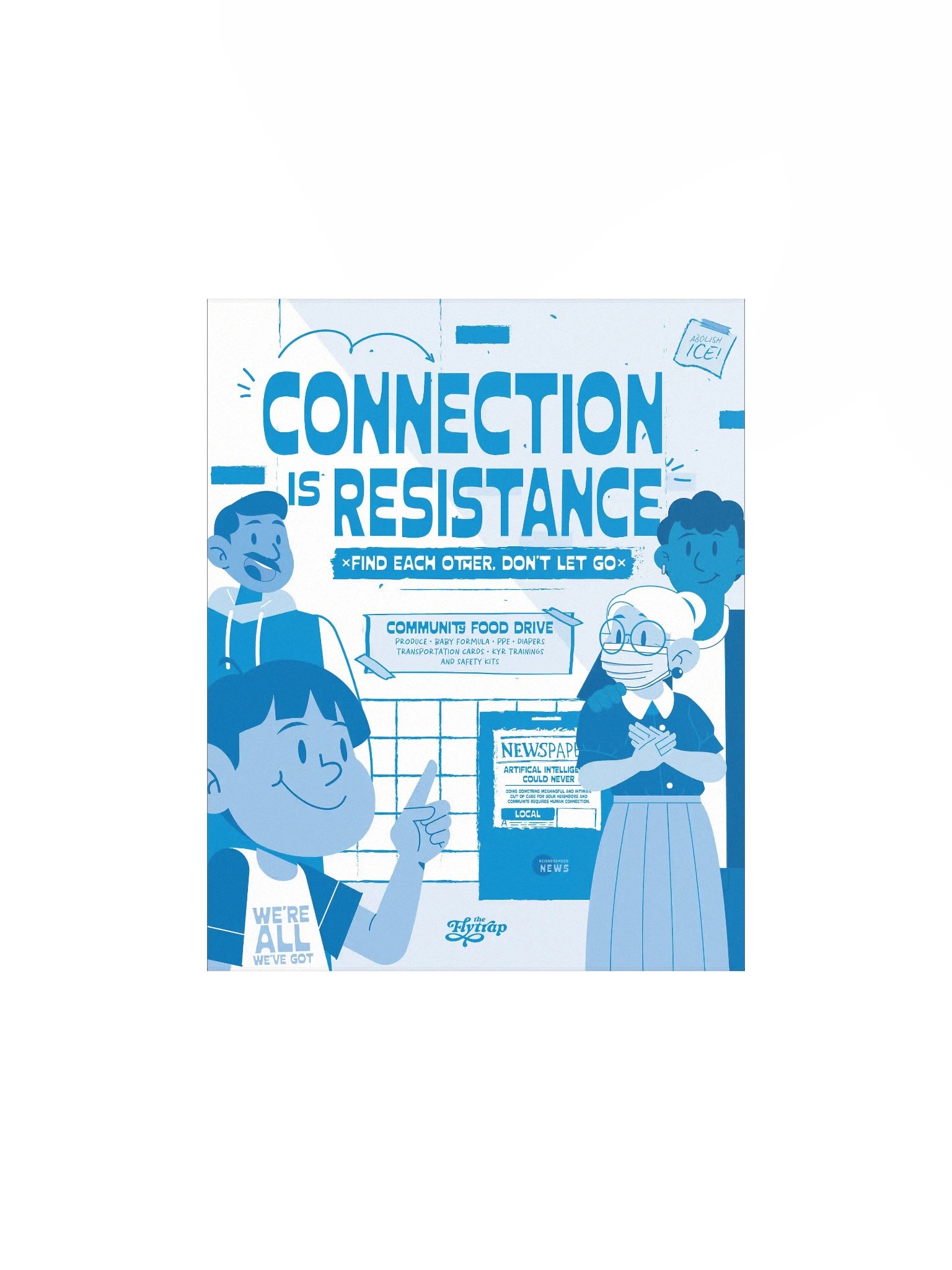 Connection is Resistance 8x10 Poster product image (1)