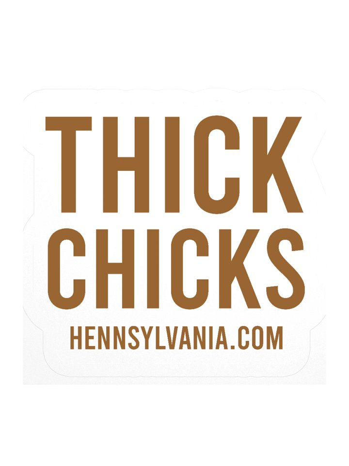 THICK CHICKS sticker product image (1)