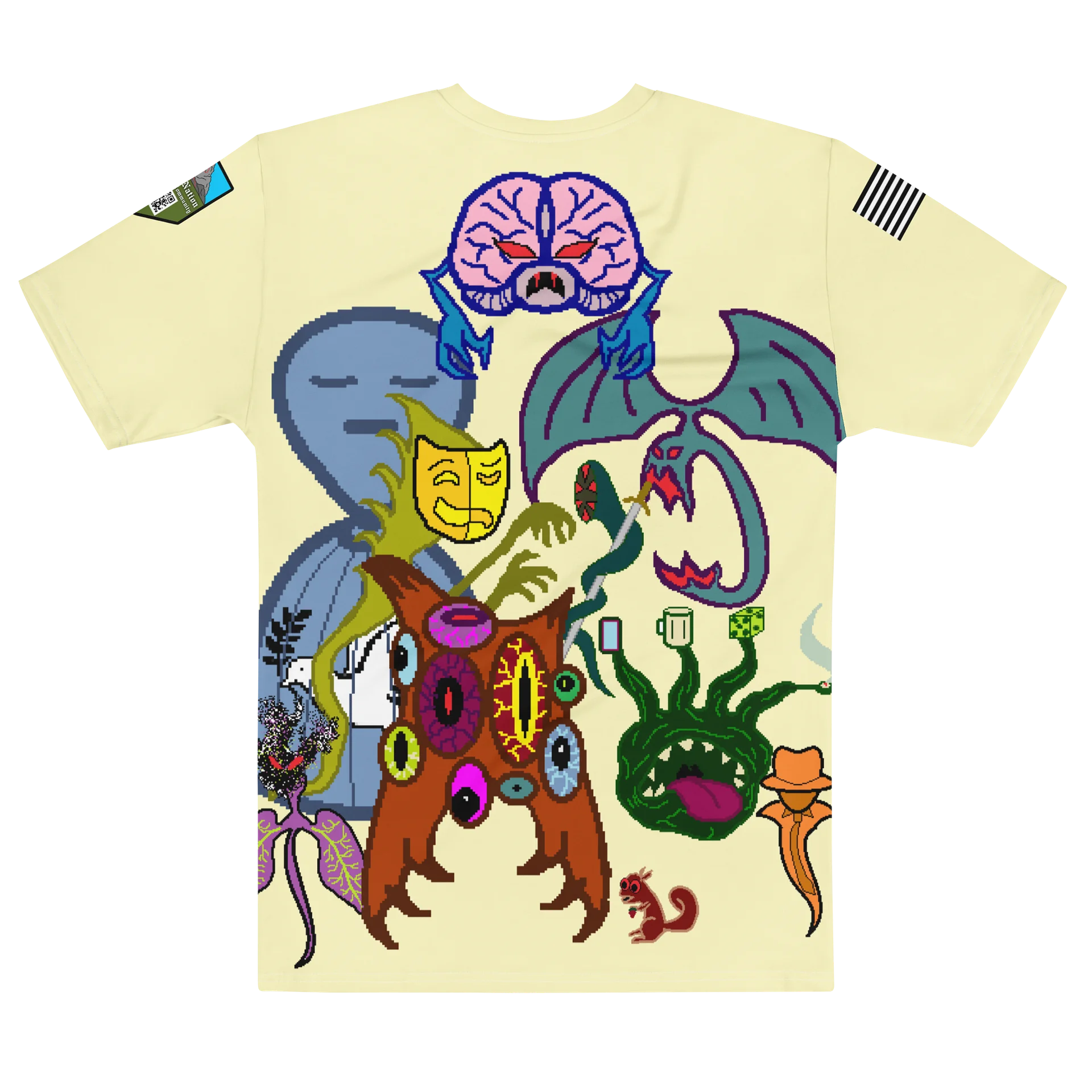 The Demons We Carry Cotton Ylw Shirt product image (2)