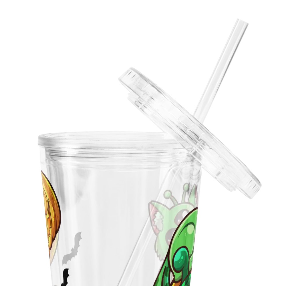 Halloween Cosmos Cat 16oz Tumbler product image (4)