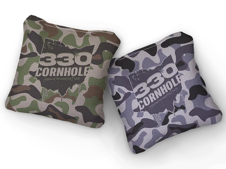 330 Cornhole Camo Premium All Weather Cornhole Bags QTY 8 product image (1)