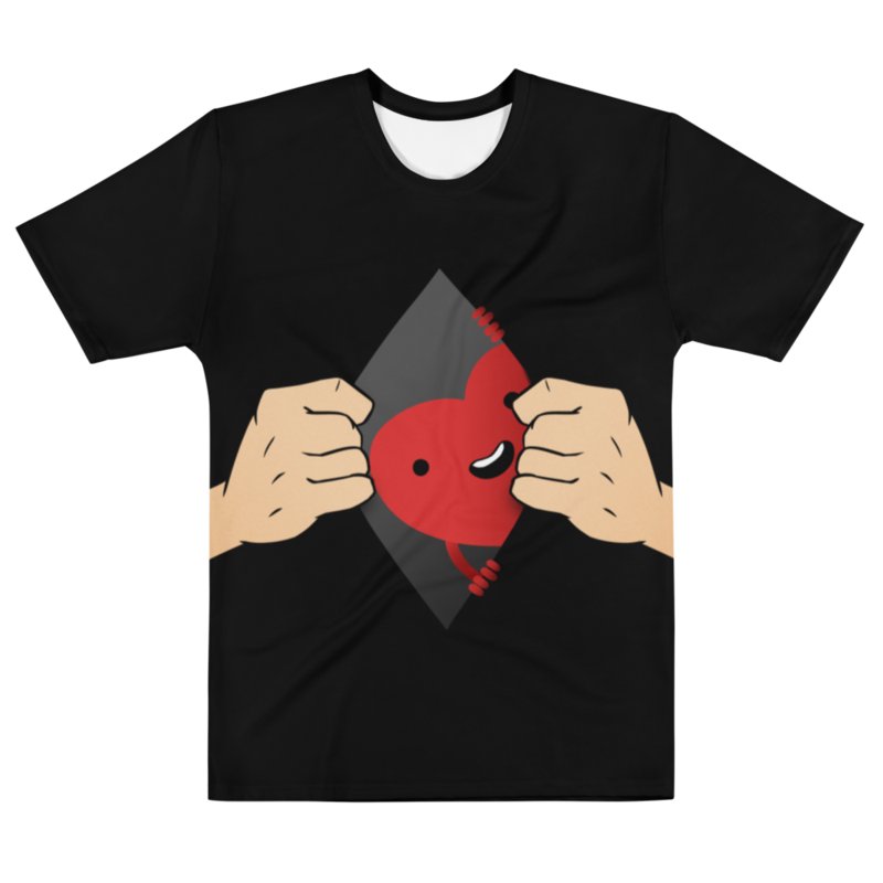 Open Heart (black shirt / white skin tone) product image (1)