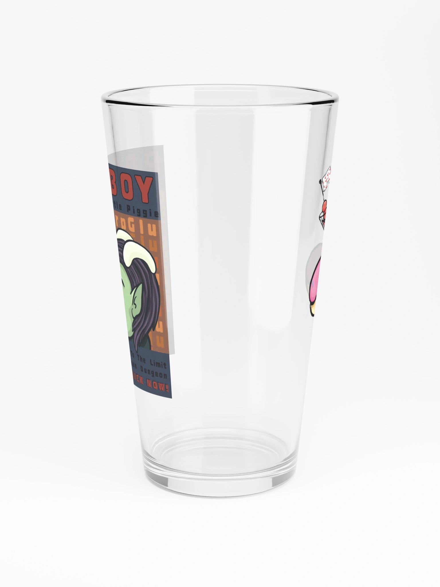 Carl's Naughty Little Piggy Snick Pint Glass product image (6)
