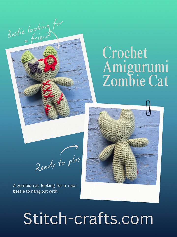 Zombie Cat Plushie 🐑 product image (1)