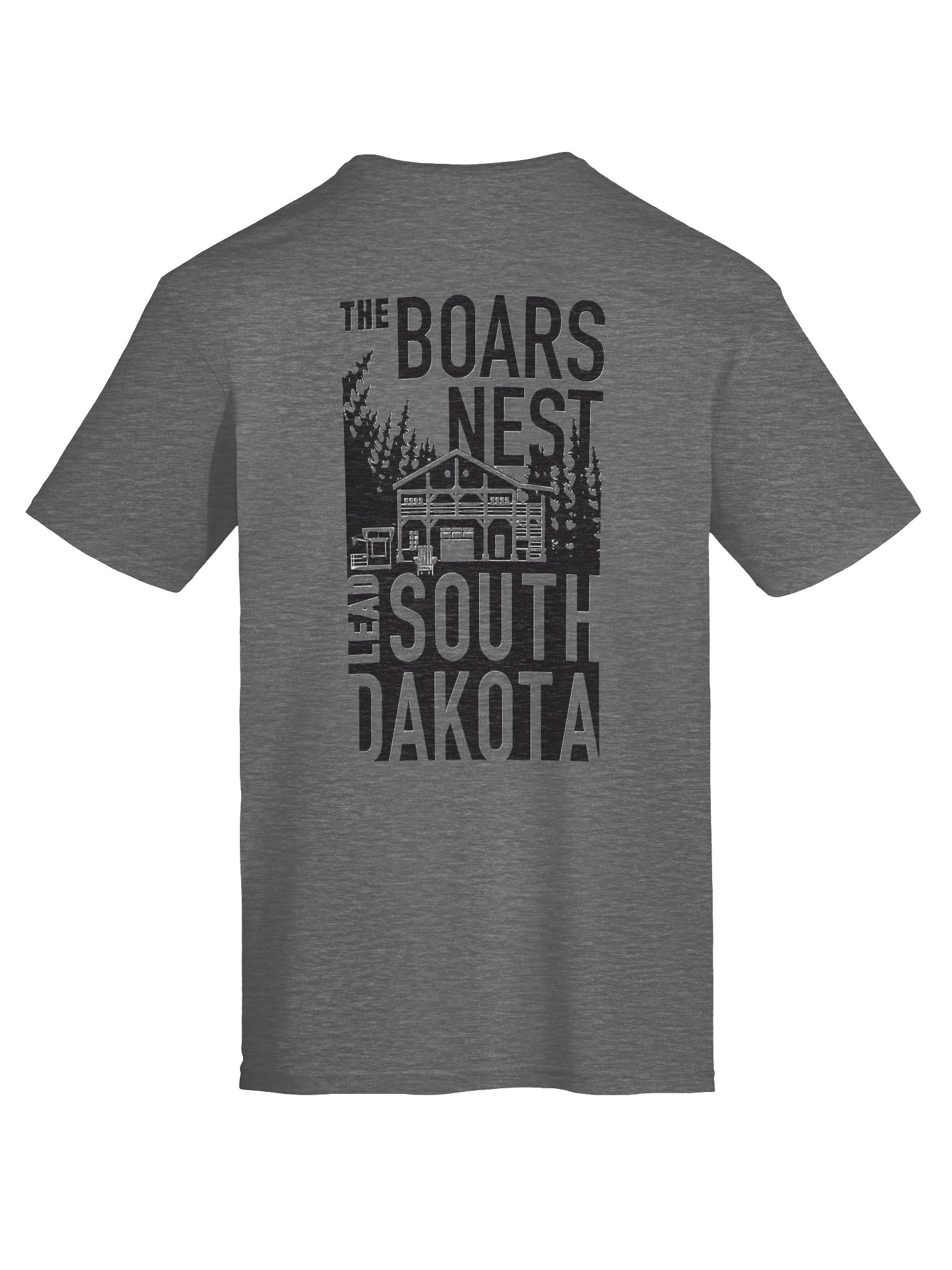 South Dakota Boar's Nest License Plate T-Shirt product image (92)