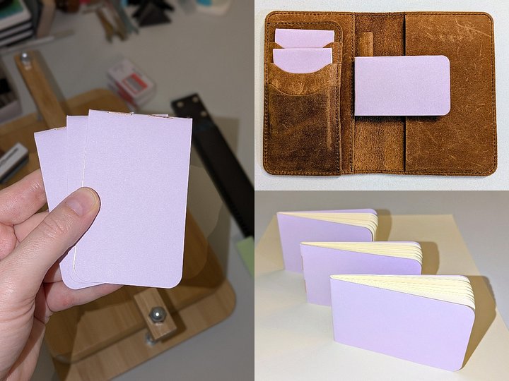 Wallet Notebooks (3-pack) - Grapesicle product image (1)