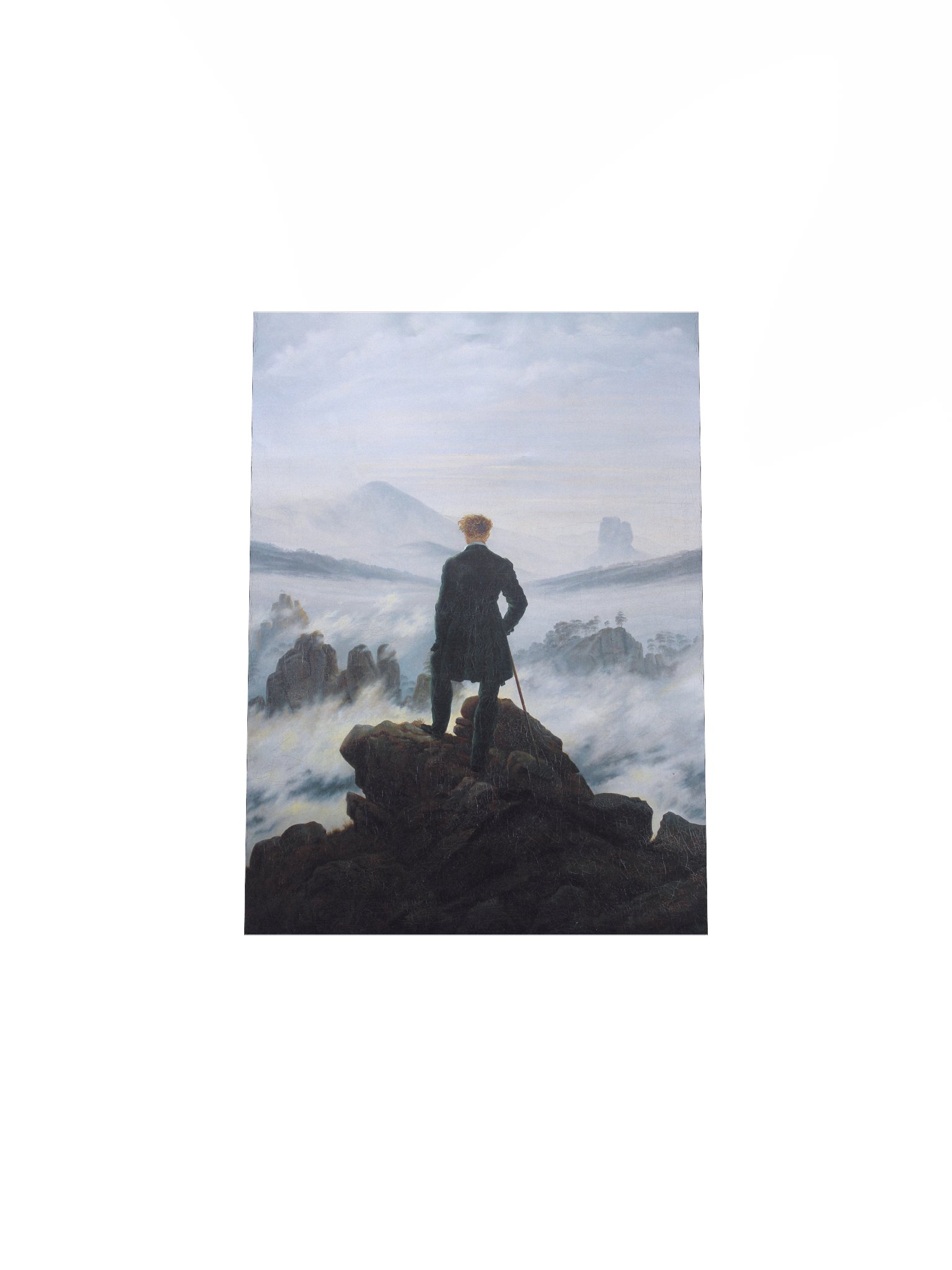 Wanderer above the Sea of Fog-Matte Print product image (4)
