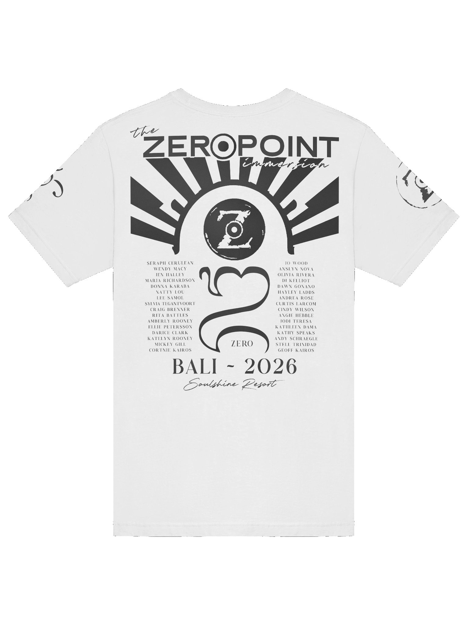 Zero Point Immersion Shirt Black on White product image (6)