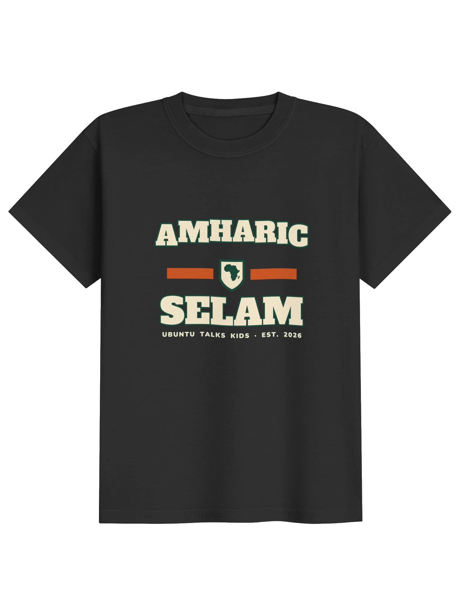 Little Language Club — SELAM | Amharic Kids Heavyweight Tee product image (1)