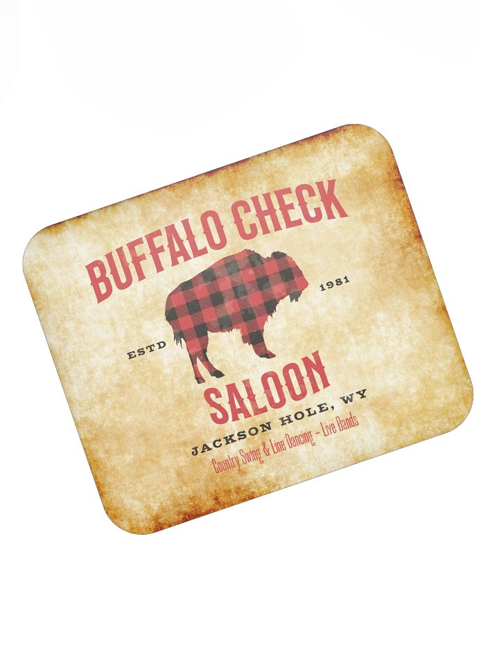 Buffalo Check Saloon • Mousepad product image (1)