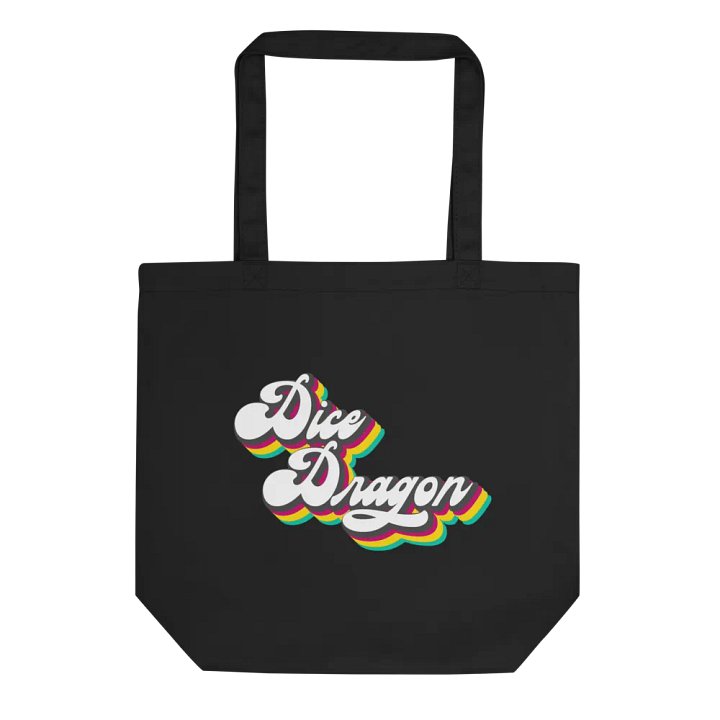 70s Retro Dice Dragon Eco-Friendly Tote product image (1)