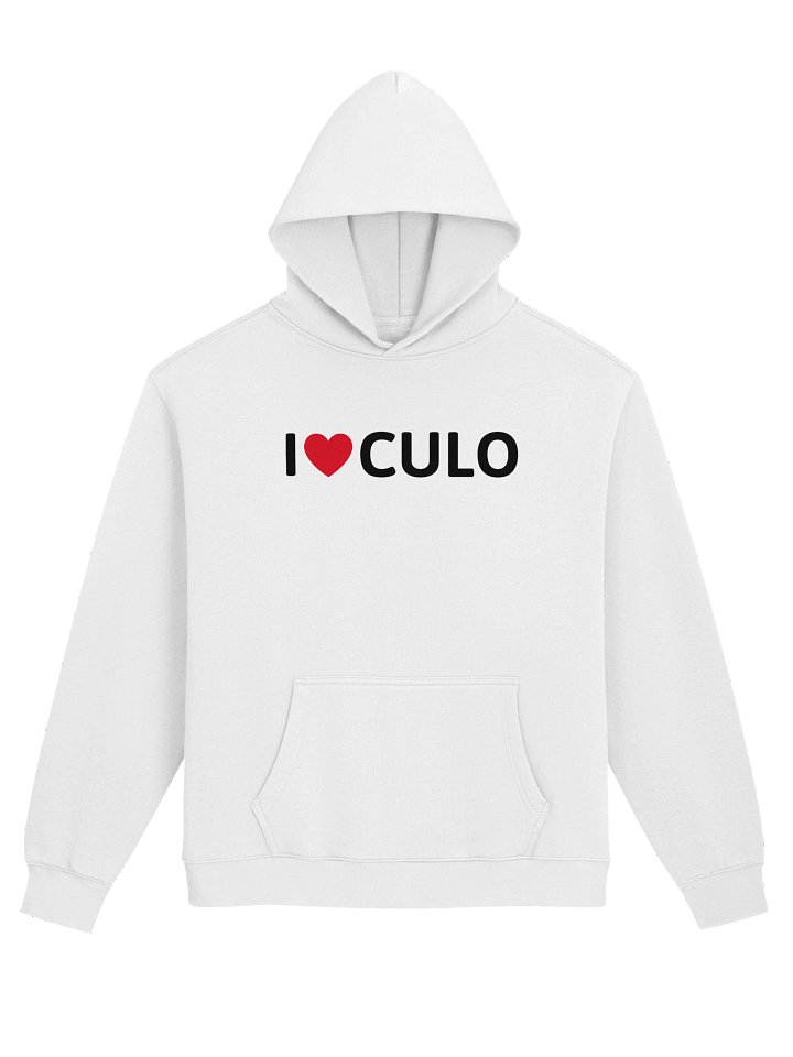 I ♥️ CULO hoodie white product image (1)