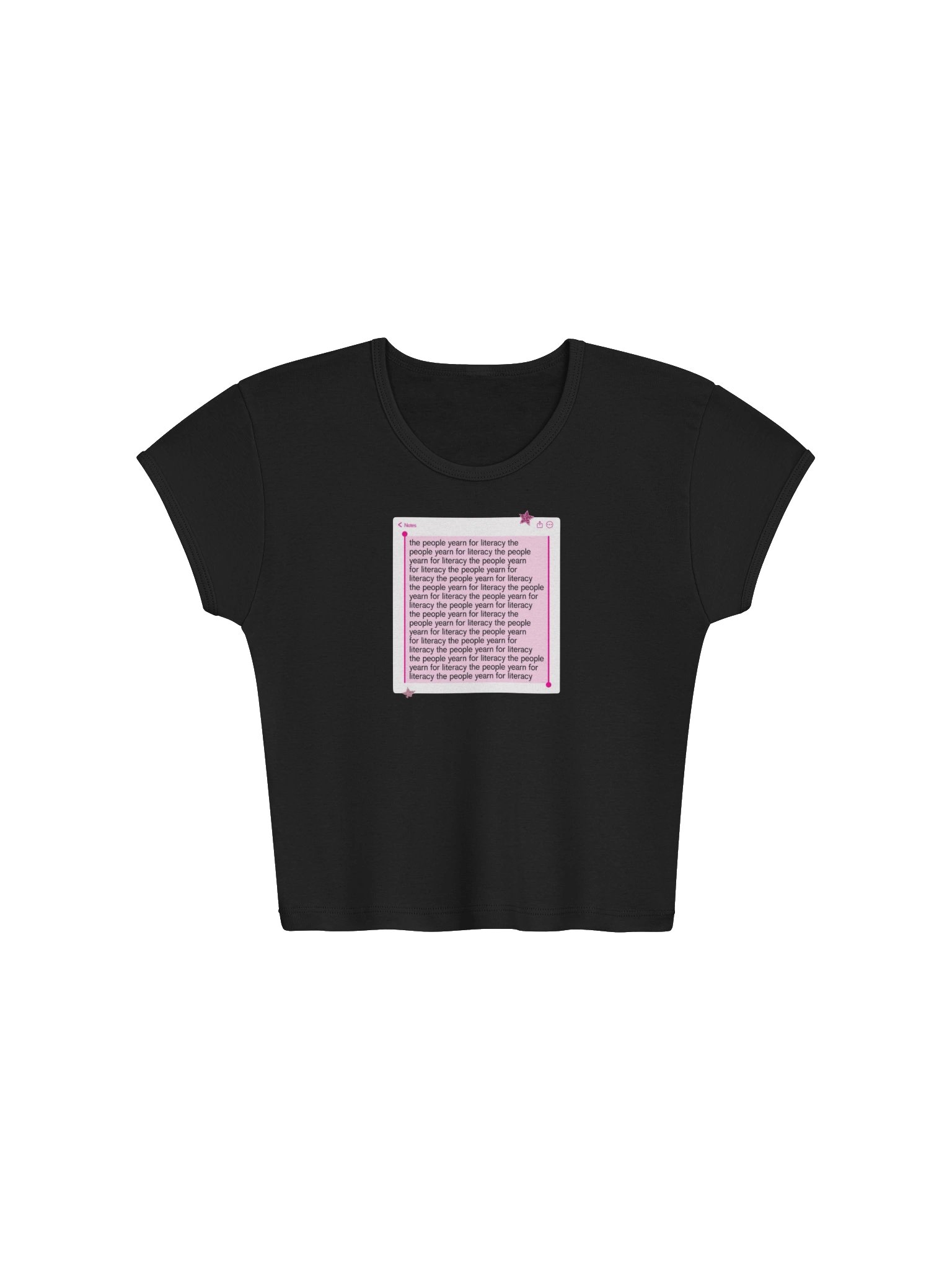 The People Yearn for Literacy Baby Tee product image (1)