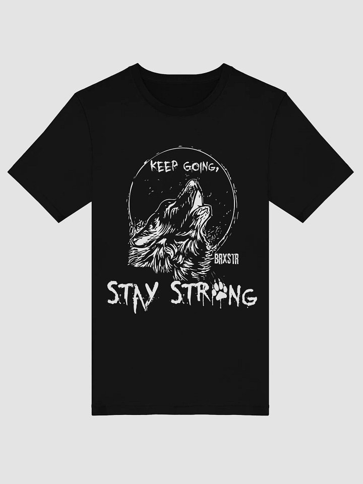 Wolf Howl Monochrome T-Shirt product image (6)