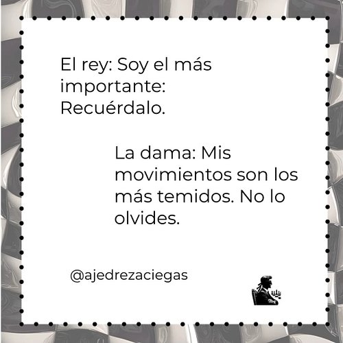 En una conversación entre el rey y la dama. ¿Qué se dirian?