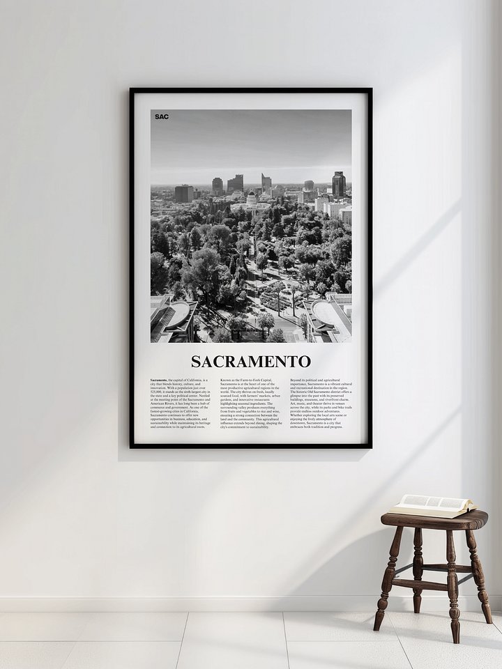 Sacramento 01 Newspaper Poster product image (2)