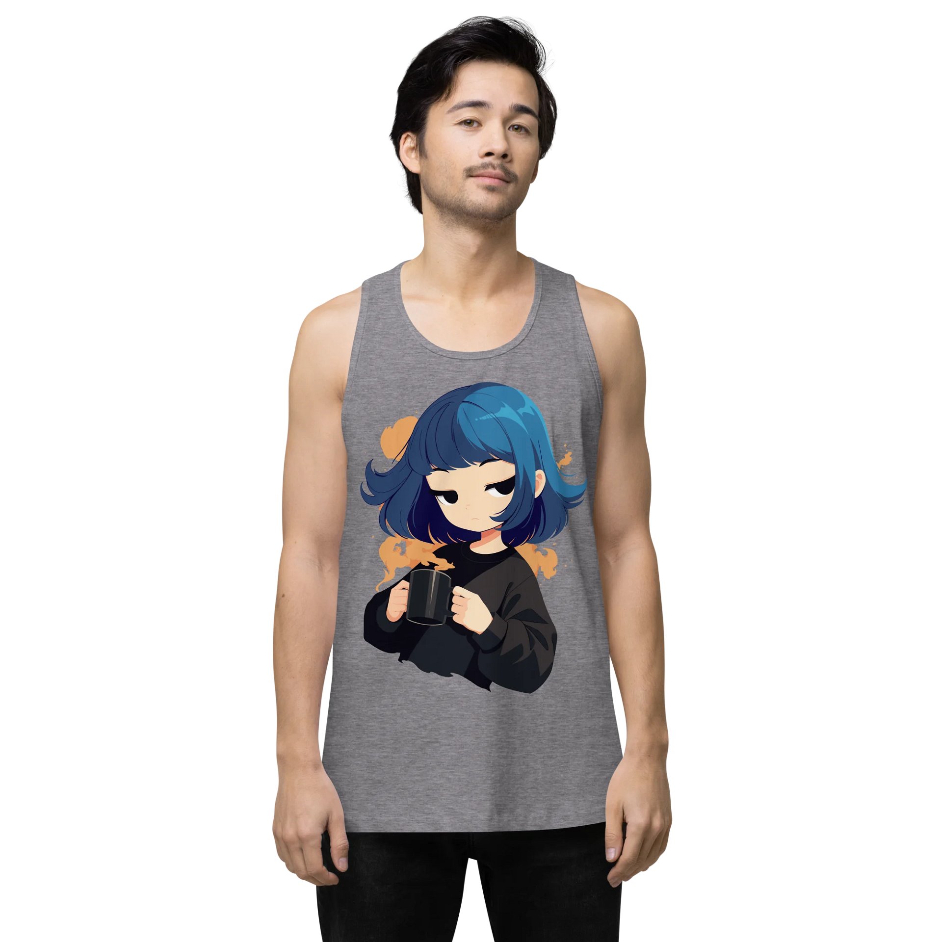 "Morning Mood" – Men's Premium Tank Top product image (2)