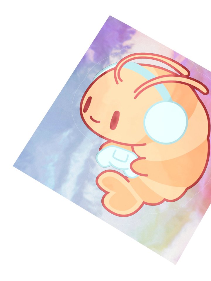 Shrimpy Gamer Holographic Kiss-Cut Sticker product image (2)