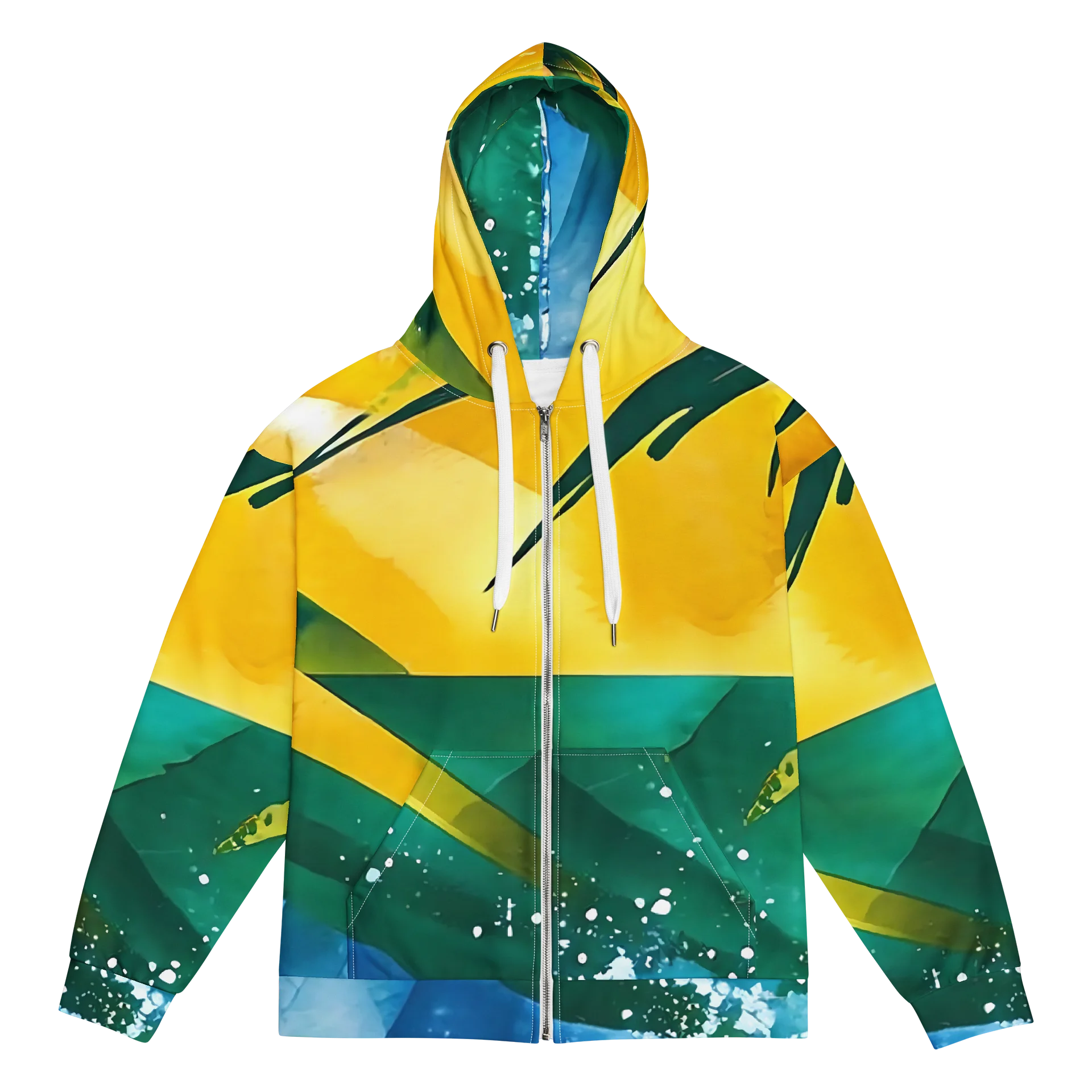 CaribbeanApples - St. Vincent and the Grenadines - SVG Vintage Sport Diplomat Print | Unisex Zip Hoodie product image (3)