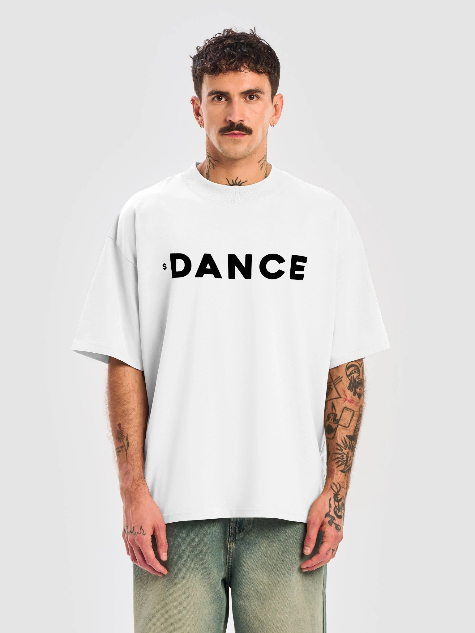 DANCE Oversized Tee - White product image (2)