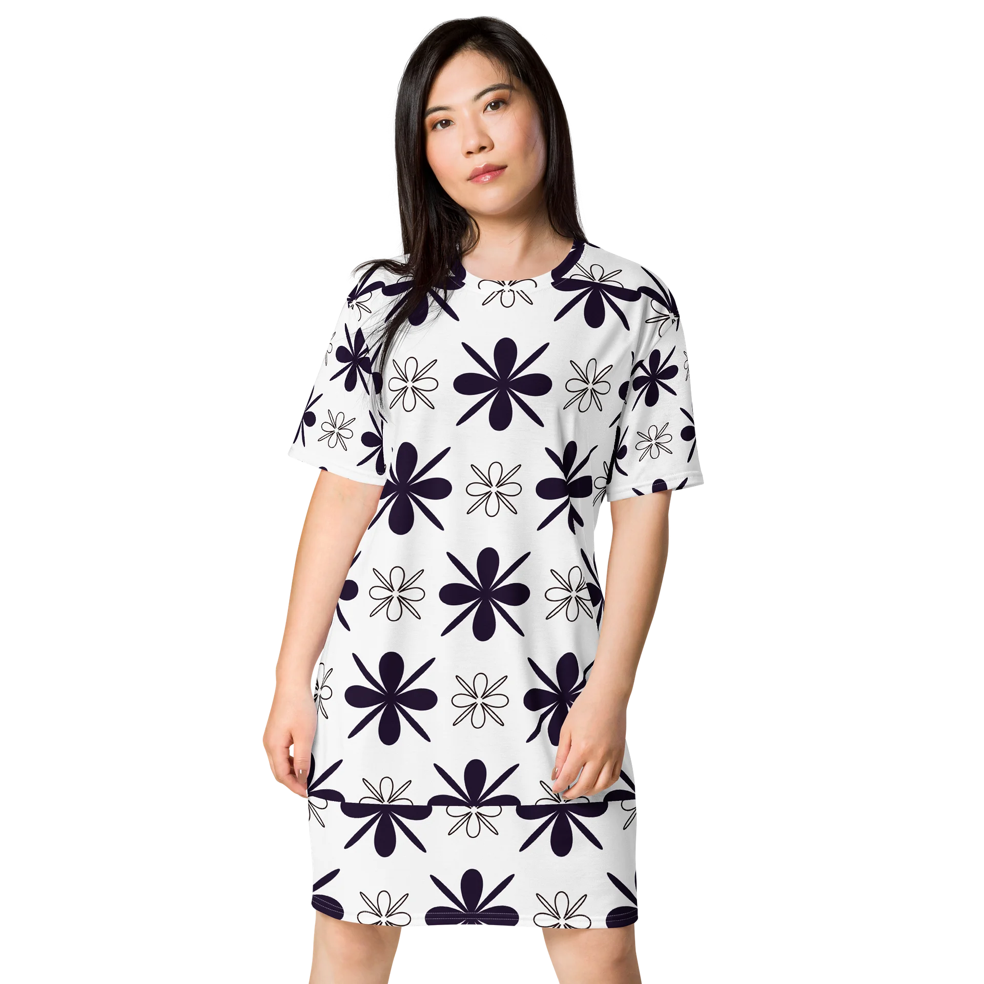 Women All-Over Print T-Shirt Dress product image (1)