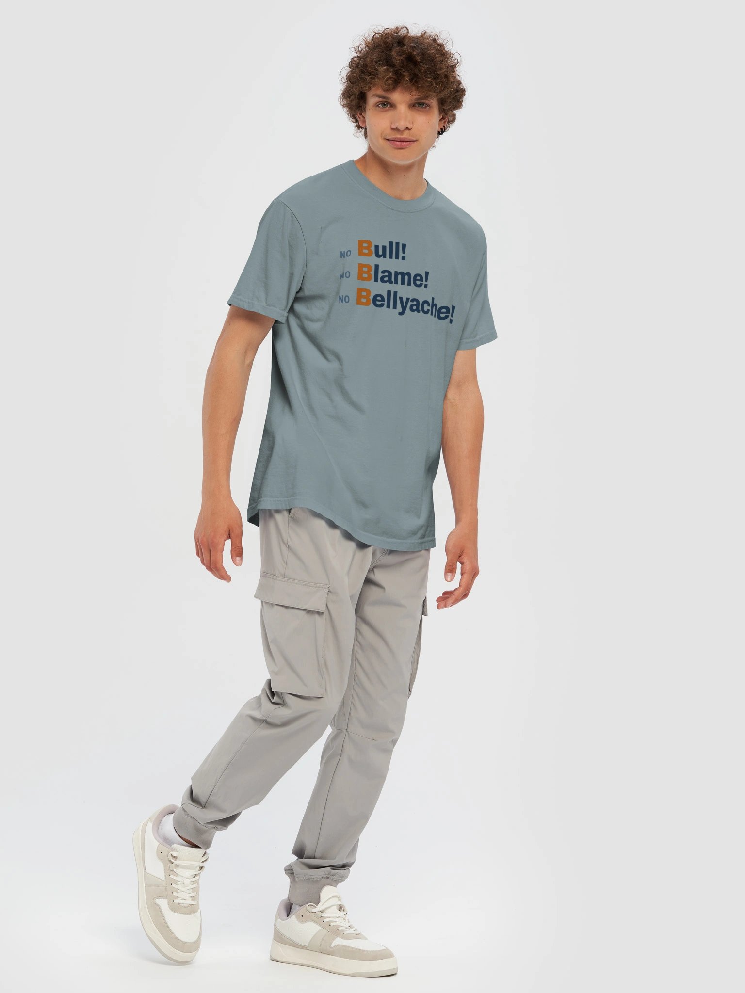 NoB3 Tee – Day Shift Heavyweight (Slate) product image (7)