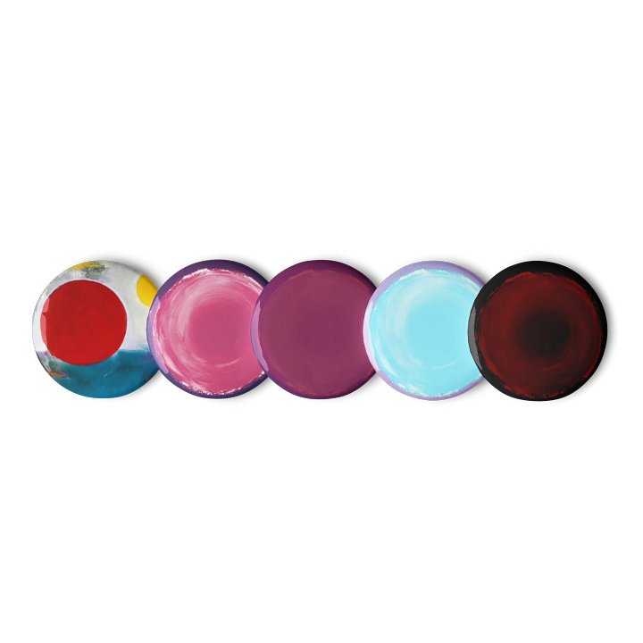 Dynamic Circles Pin Button Set product image (1)