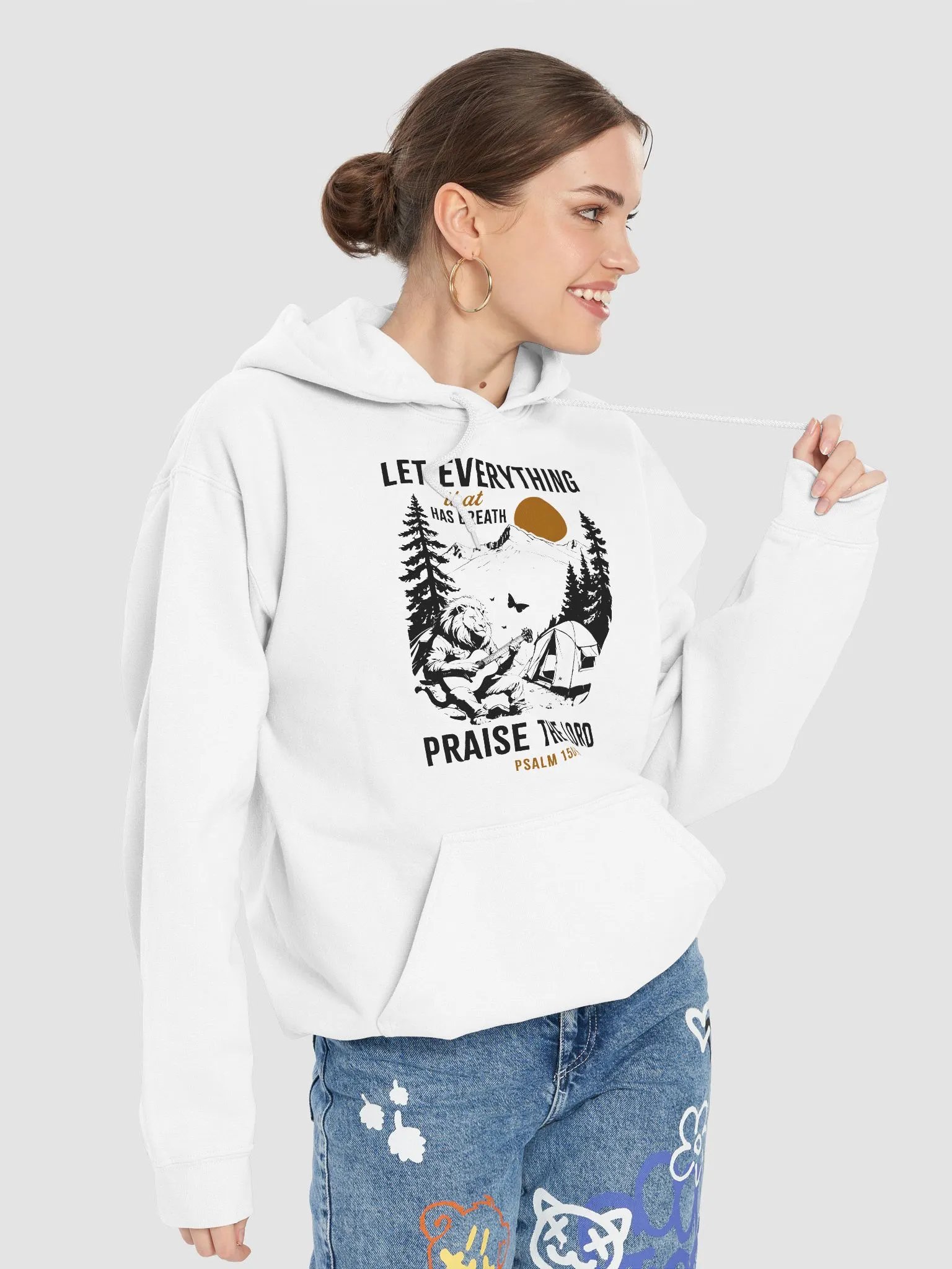 Let Everything That Has Breath Praise the Lord Classic Hoodie product image (8)