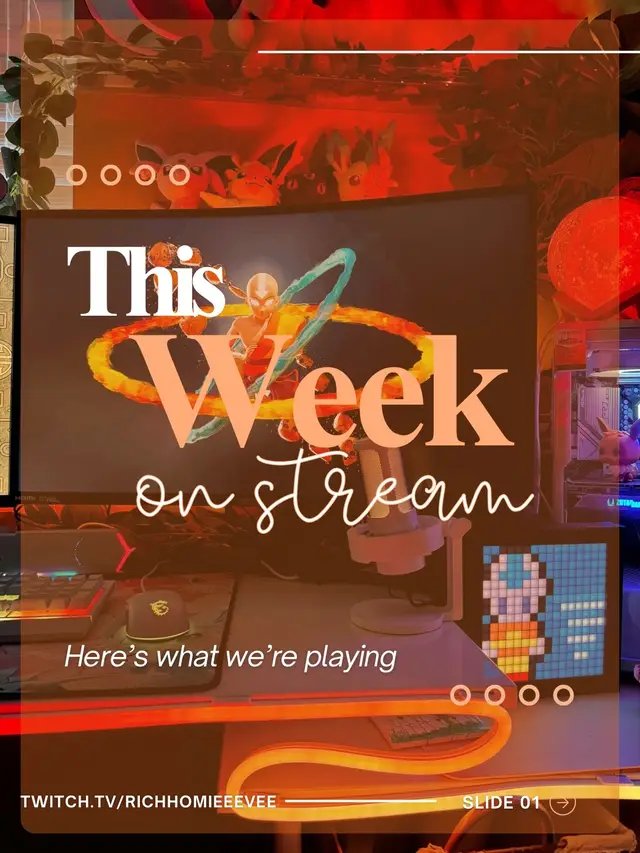 🧡 Hi homies, here’s what we’re up to this week! ✨ ✨Live TODAY with Palia ✨Tuesday: ACNH, Powerpuff Girls Island ✨Wednesday: DDV Showcase ✨Thursday: DDV Decorating ✨Friday: TBD ————————— #streamschedule #livestreaming #cozygamingcommunity 