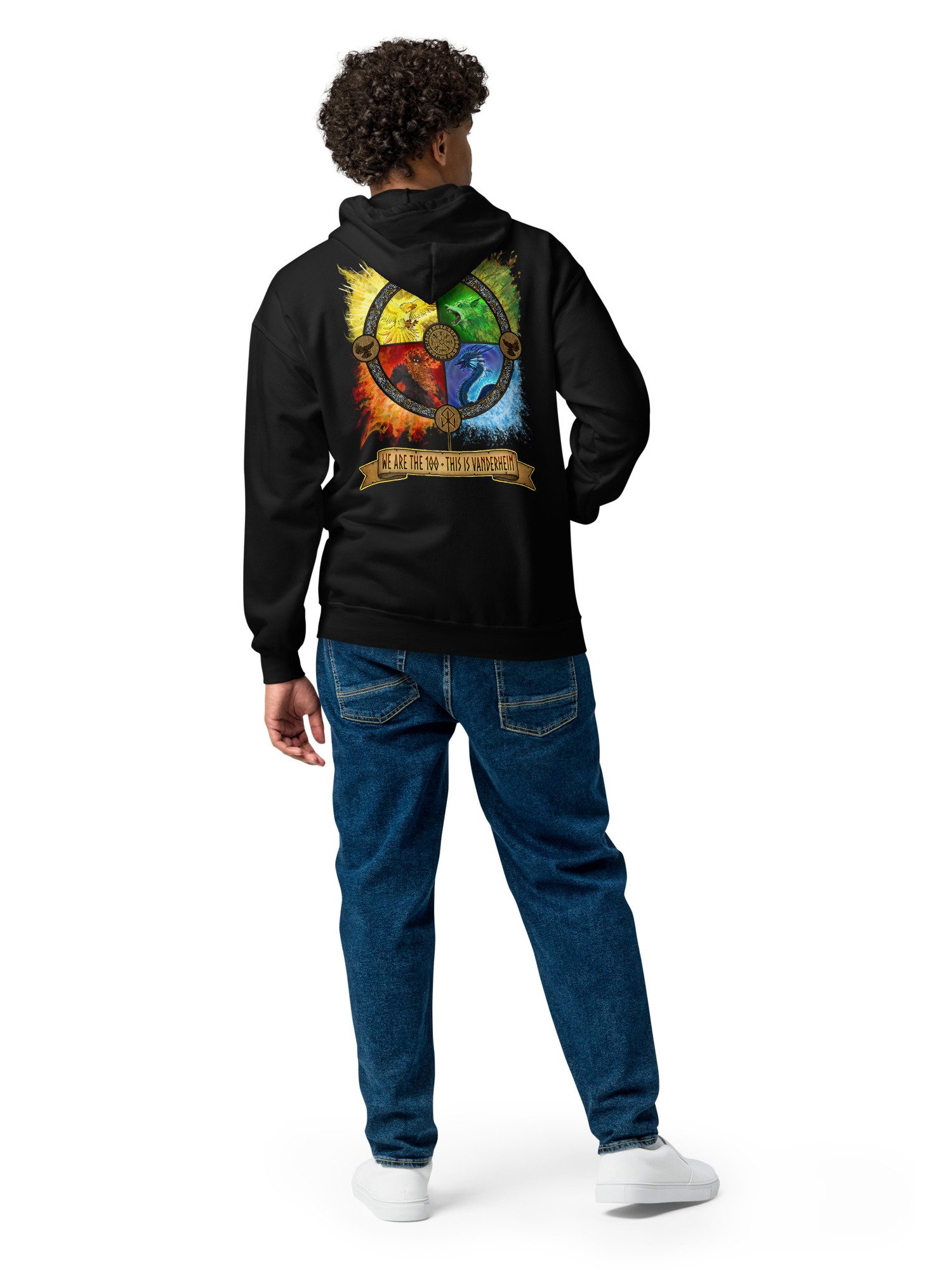 'THE 100' ZIP HOODIE by MIMIDOTB product image (5)