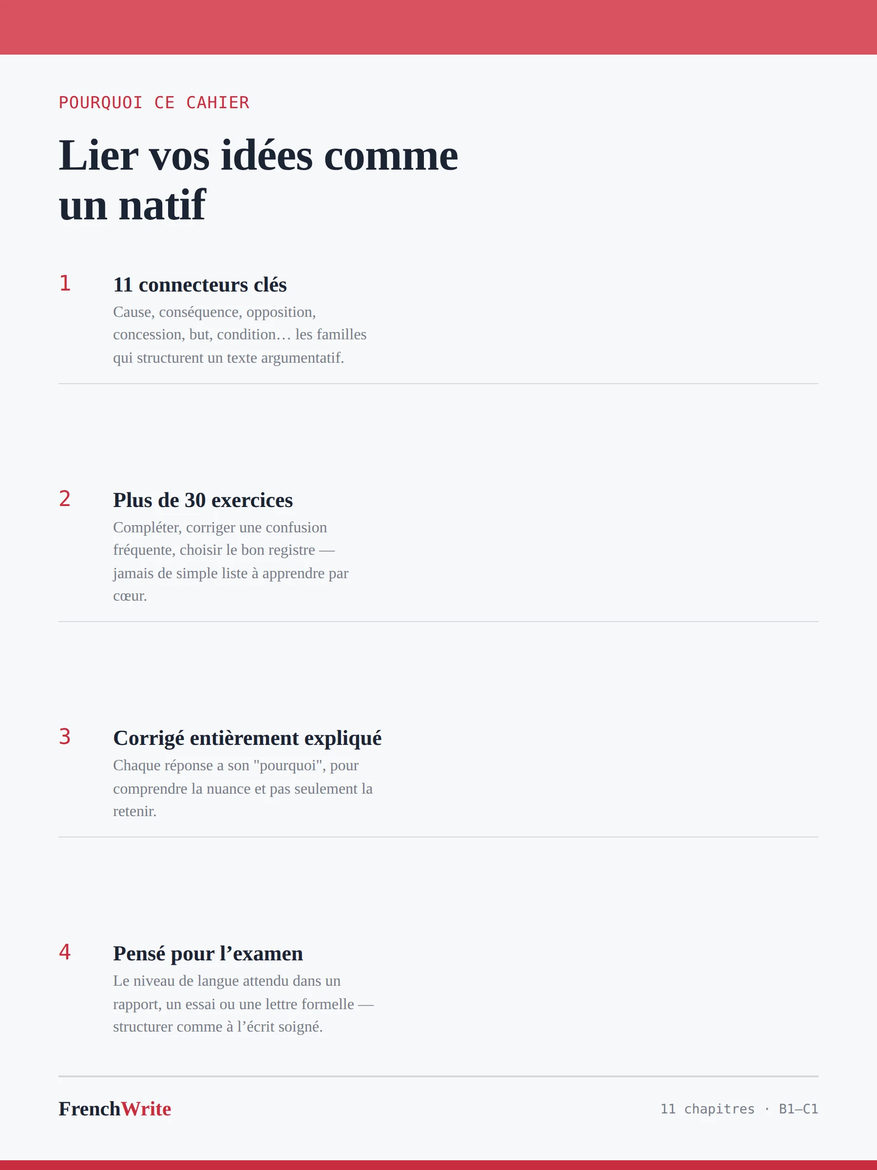 Cahier des connecteurs logiques — PDF (B1–C1) product image (3)