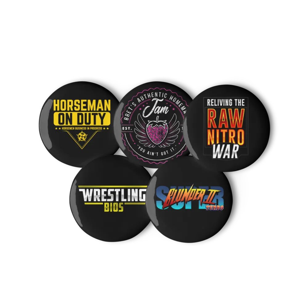 Wrestling Bios Pin Set product image (6)