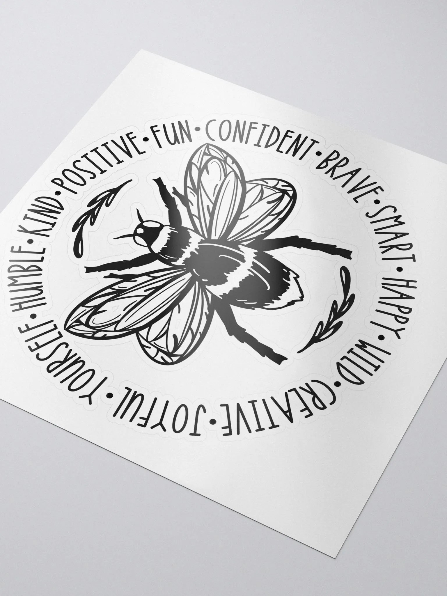 Bee humble stickers product image (3)