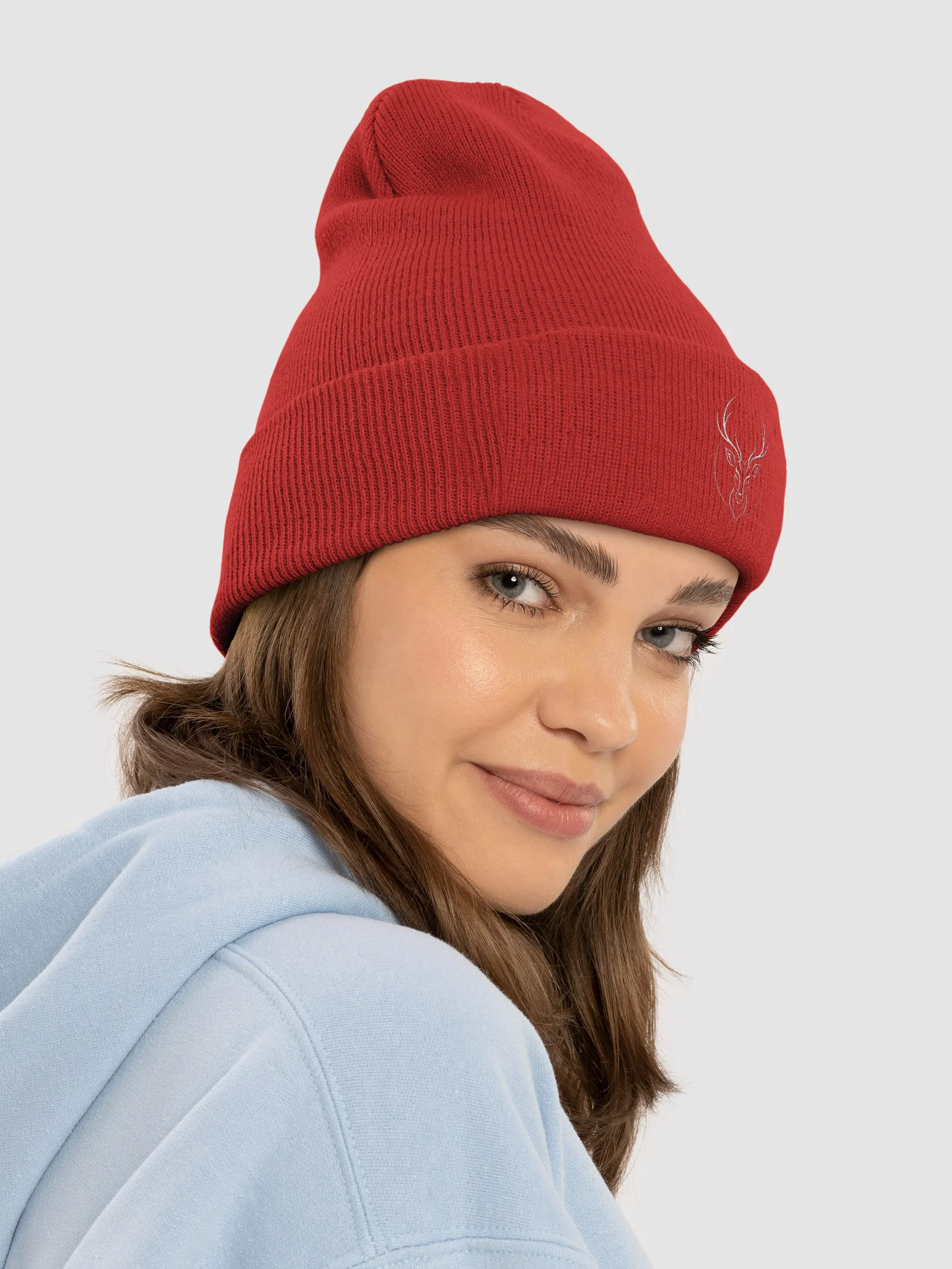 Violet Hart Stag Beanie product image (5)