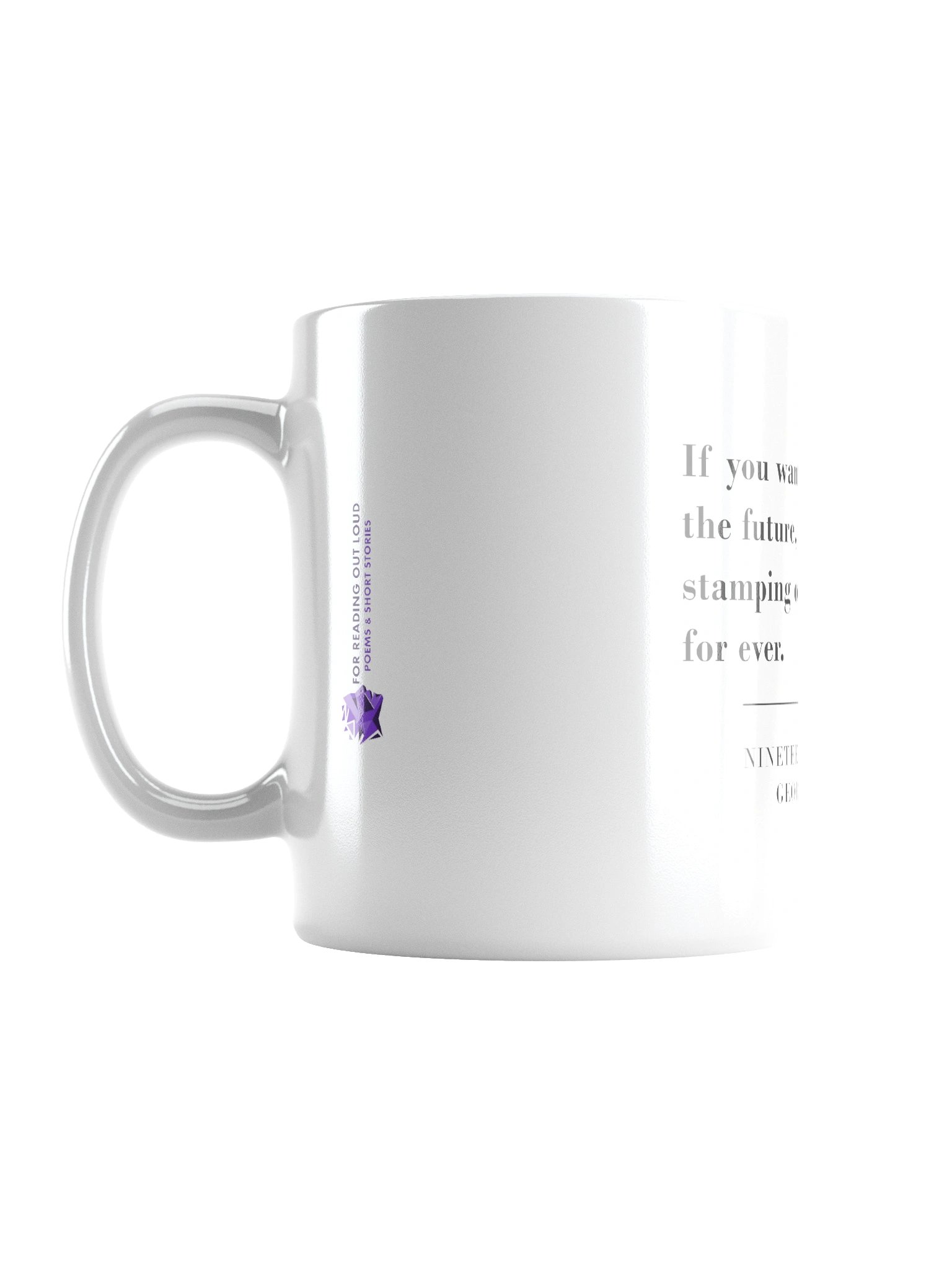 Nineteen Eighty-Four 'If you want a picture of the future' mug product image (1)