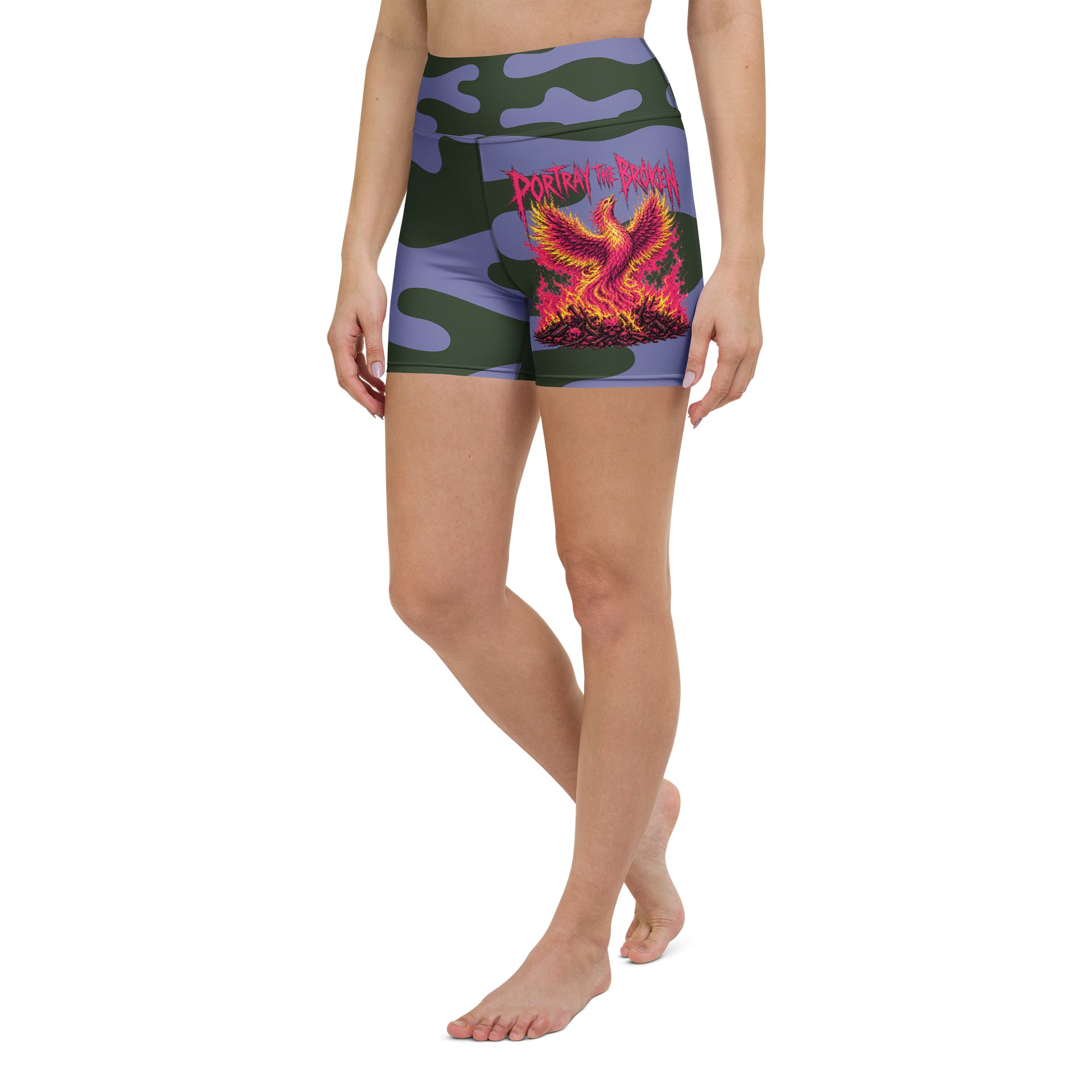 Portray the Broken Yoga Shorts product image (5)