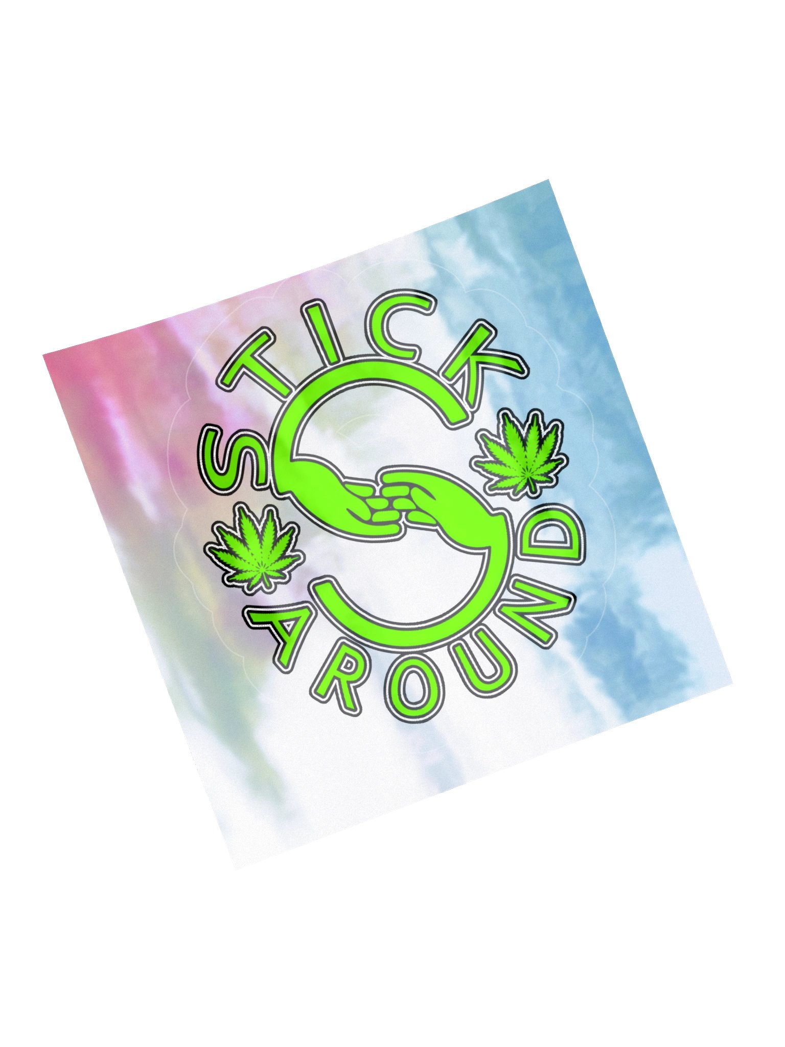 Stick Around Holographic Sticker product image (13)