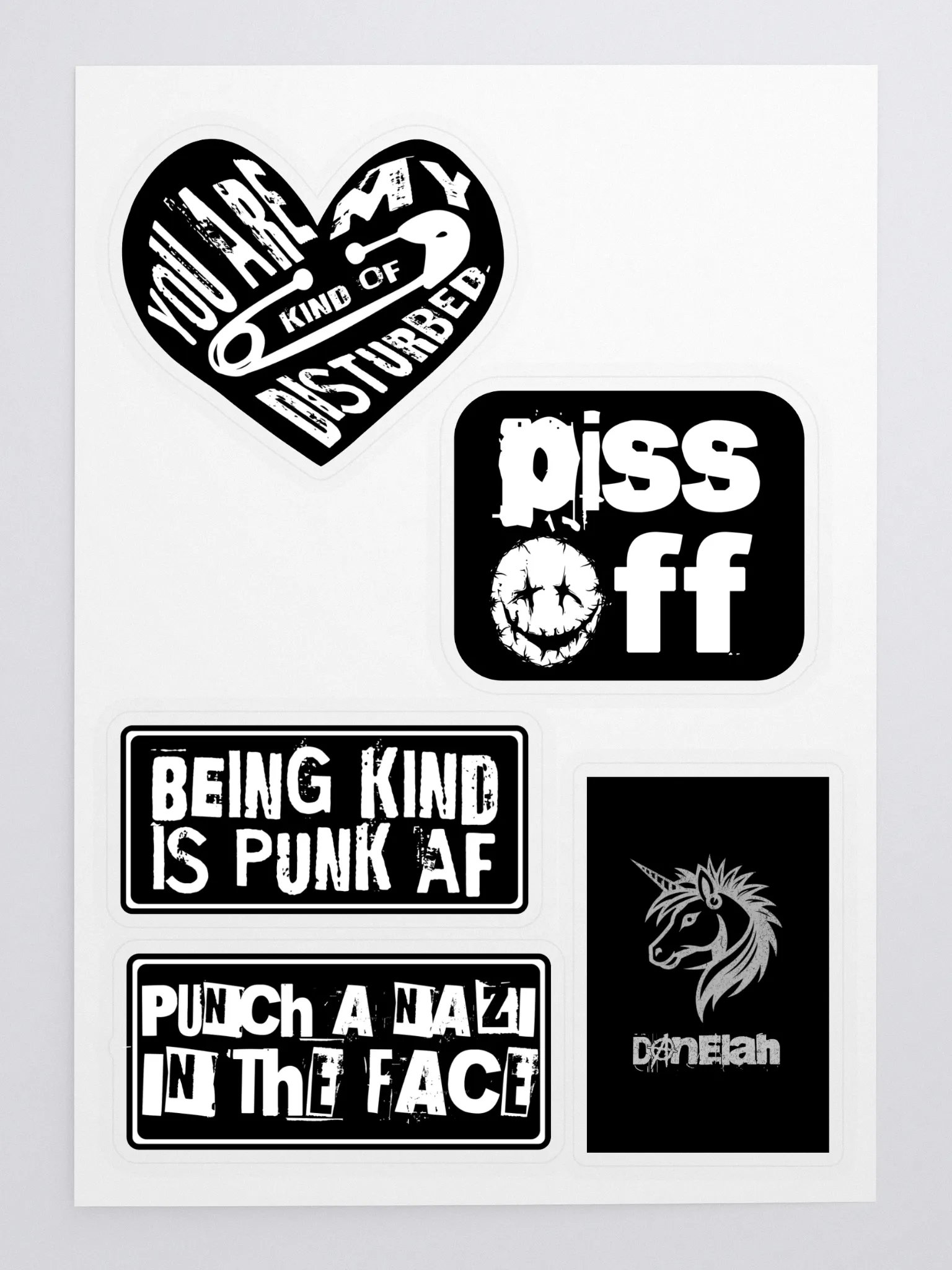 Punk "Patches" Set 2 Sticker Sheet product image (3)