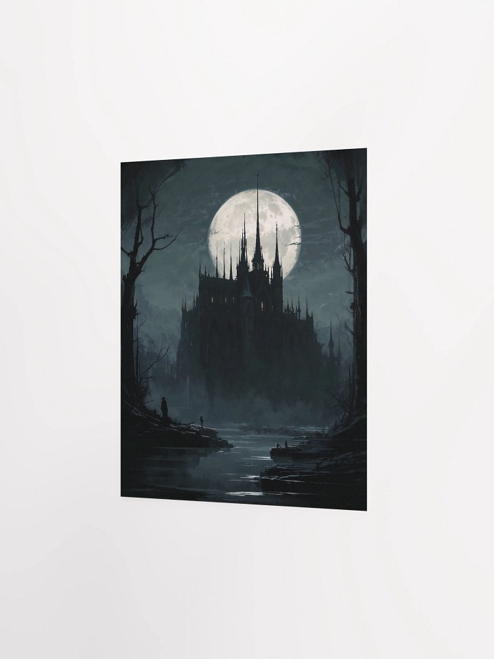 Moonlit Cathedral of the Damned Matte Poster product image (12)