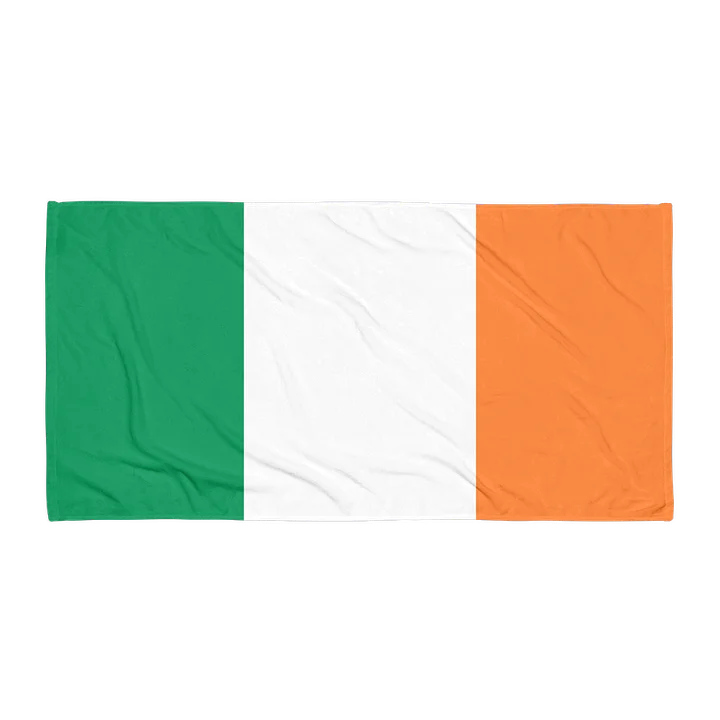 "Ireland" Tricolor Beach Towel product image (1)