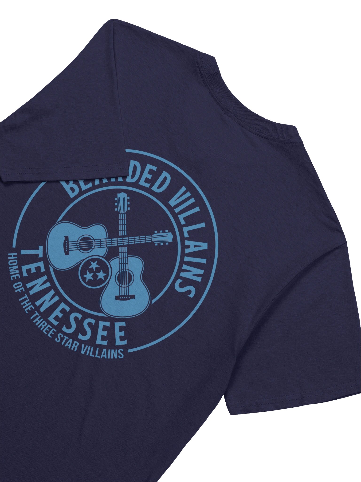 TSV Bearded Villains Tennessee Titans Blue T-Shirt | Titans Logo Design | Brotherhood & Southern Pride Tee product image (8)