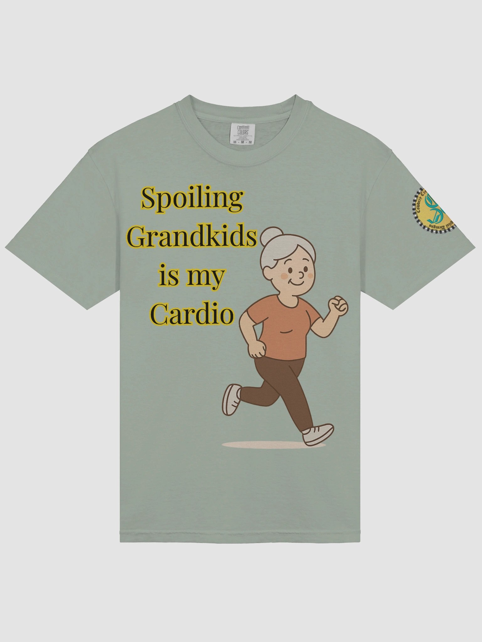 Spoiling Grandkids is my Cardio (Female) Comfort Colors Garment-Dyed Heavyweight T-Shirt Colors (4) product image (13)