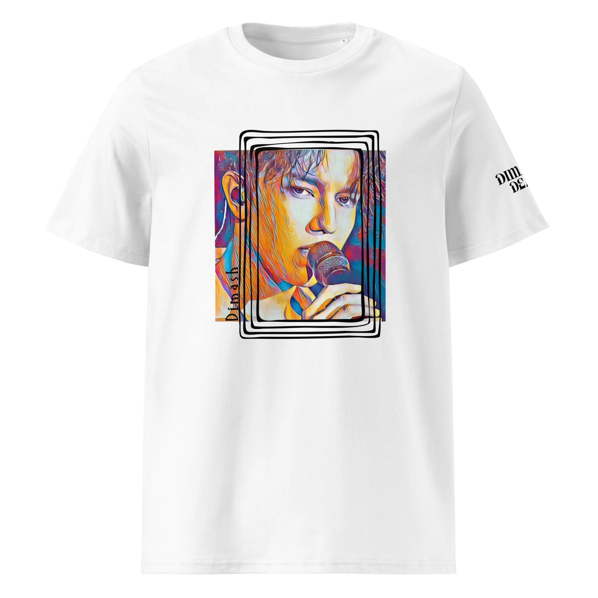 Singer From Kazakhstan Organic T-Shirt With Sleeve Print Stanley/Stella Unisex product image (37)