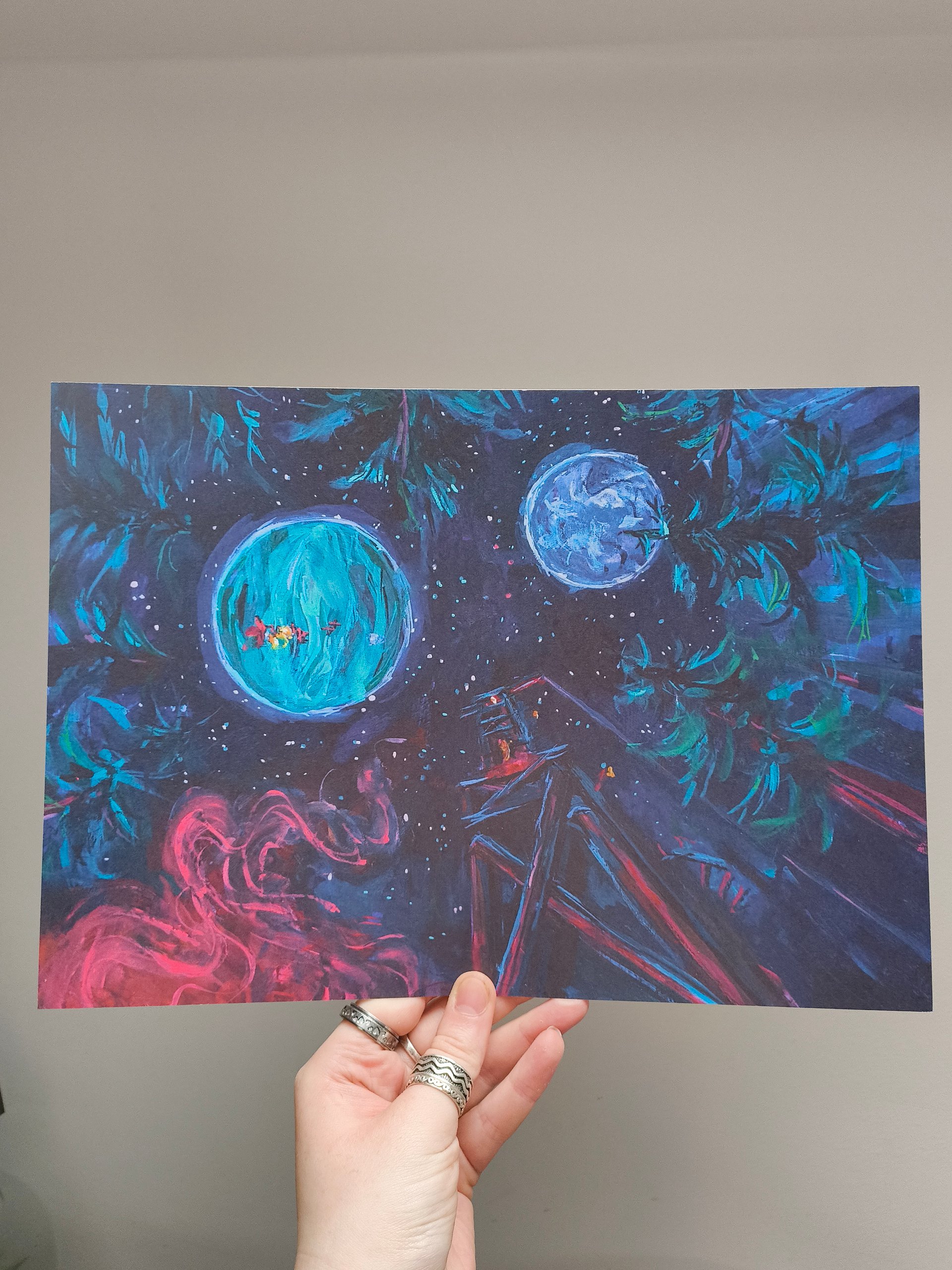 Art print “Waking up” product image (1)