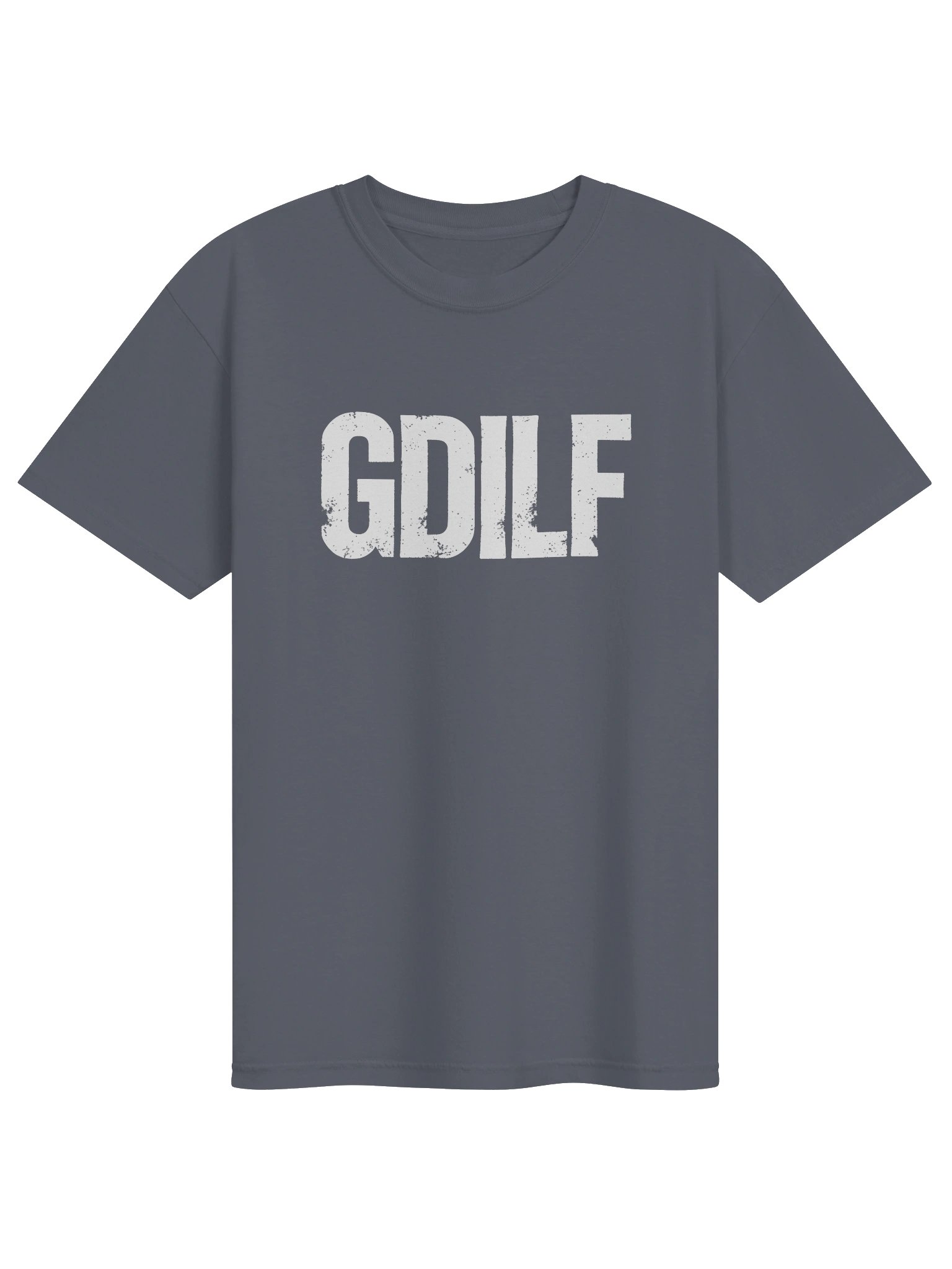 GDILF in White Grungy Letters T-Shirt product image (1)