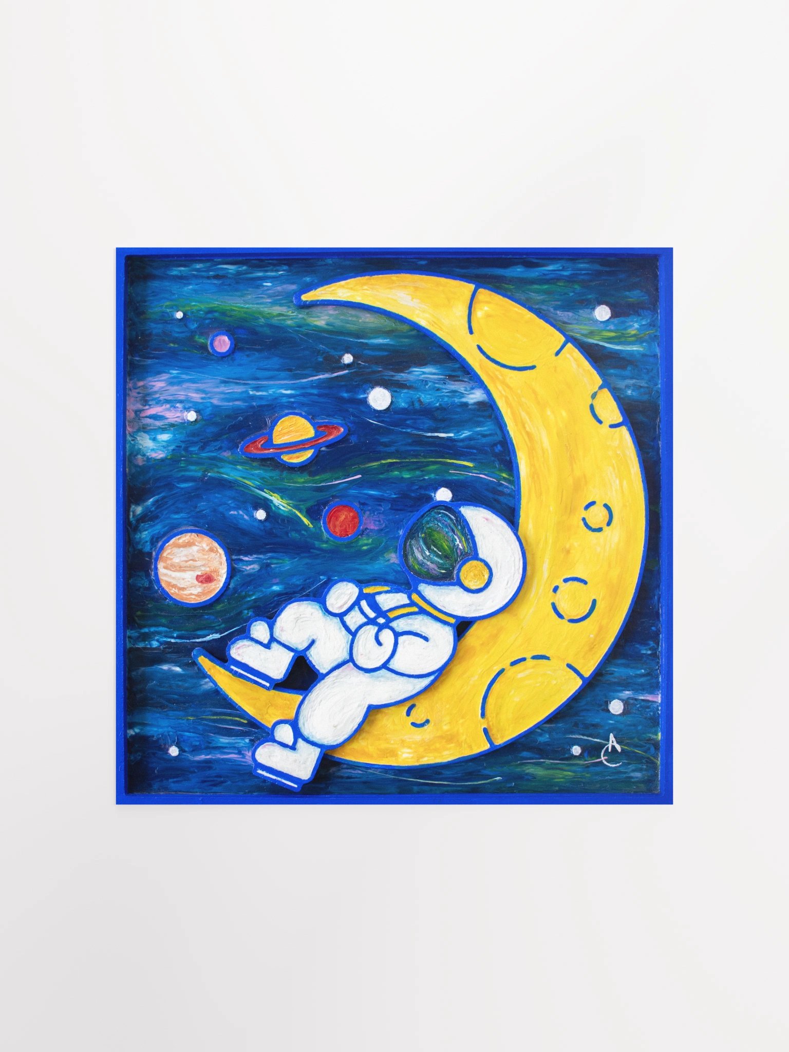 Moon Man Sam Chillin Print product image (1)
